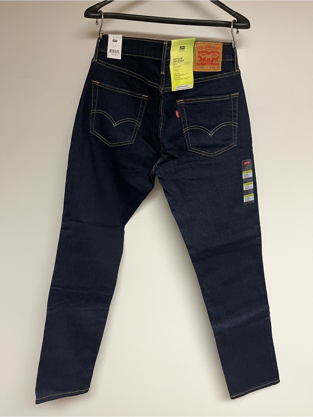 Levi's Men's 511 Slim Flex Dark Indigo Stretch Jeans